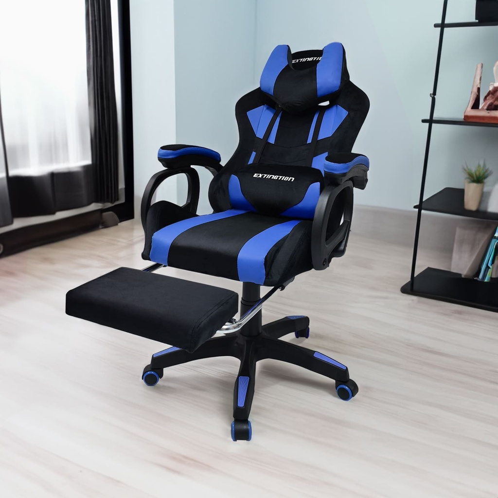 KEEGAN EXTINGTION SAPP SILLA GAMER AZUL INCLINACION 135°
