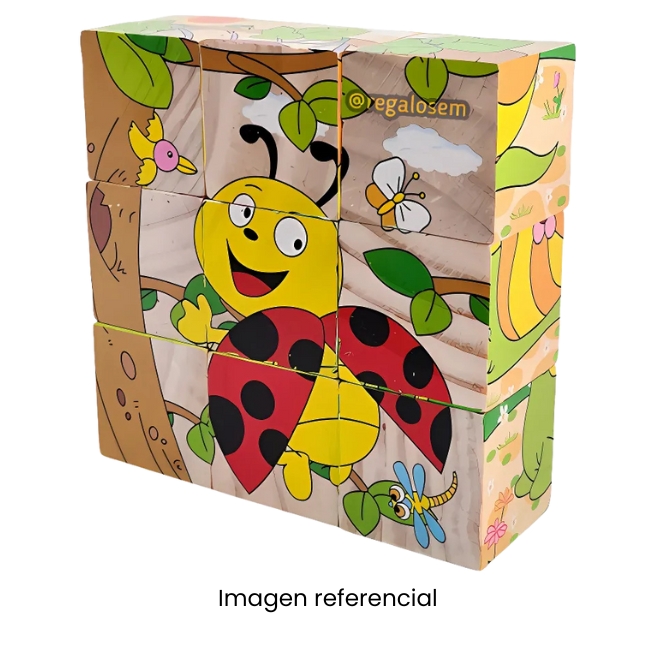 ROMPECABEZA CUBO X9PCS