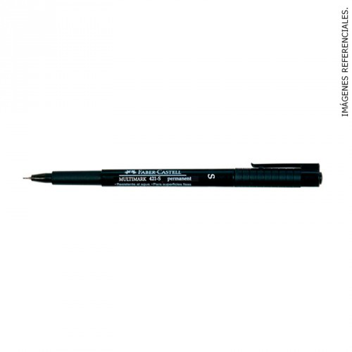 FABER CASTELL PLUMON PERMANENTE 421-S NEGRO