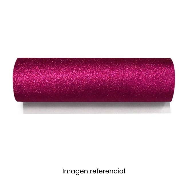 MICROPOROSO 50X70CM ESCARCHADO ADHESIVO FUCSIA  