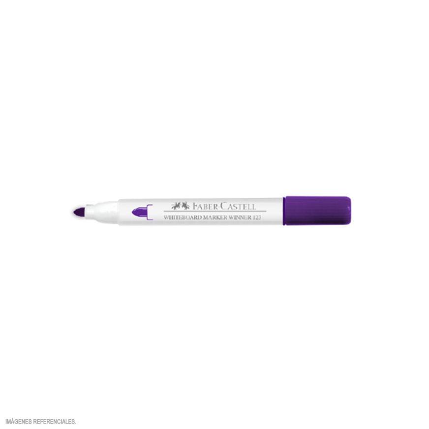 FABER CASTELL PLUMON ACRILICO WINNER 123 VIOLETA