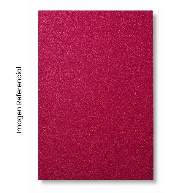 MICROPOROSO A4 ESCARCHADO ADHESIVO FUCSIA 
