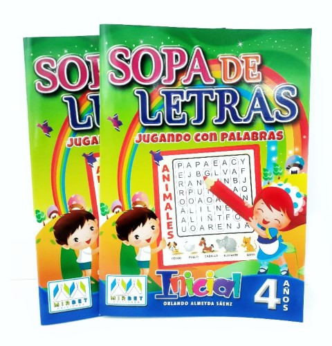 MIRBET SOPA DE LETRAS 4 AÑOS