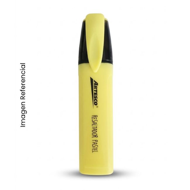 ARTESCO RESALTADOR PASTEL AMARILLO