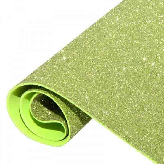 MICROPOROSO A4 ESCARCHADO ADHESIVO VERDE LIMON 