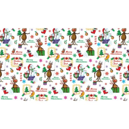 PAPEL DE REGALO NAVIDAD X UND