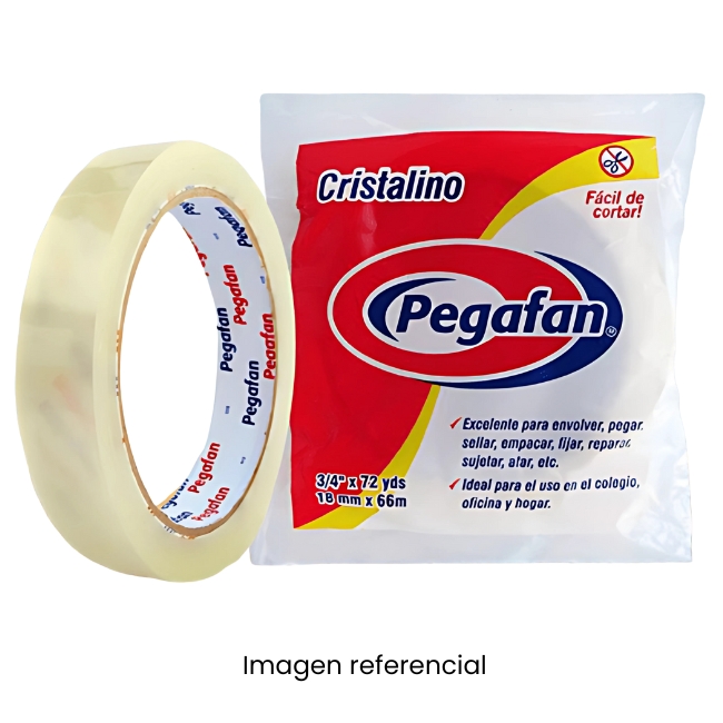 PEGAFAN CINTA ADH CRISTAL 3/4X72YDS