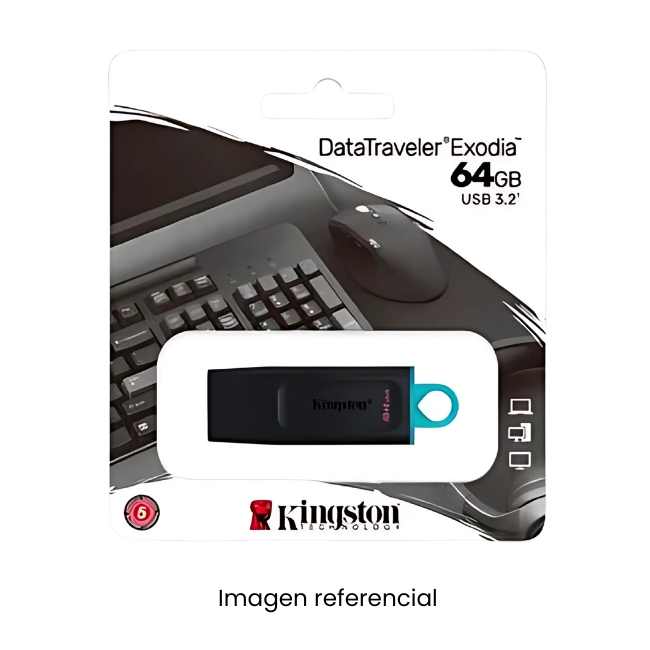 KINGSTON MEMORIA USB 64GB