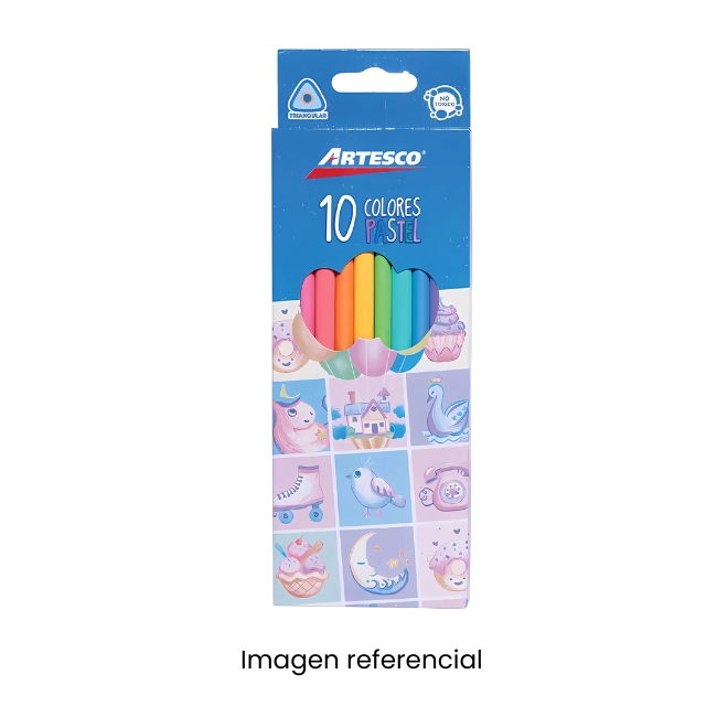 ARTESCO COLORES PASTEL X10