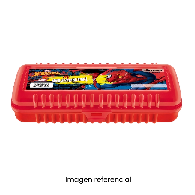 ARTESCO CARTUCHERA JUNIOR BOX SPIDERMAN