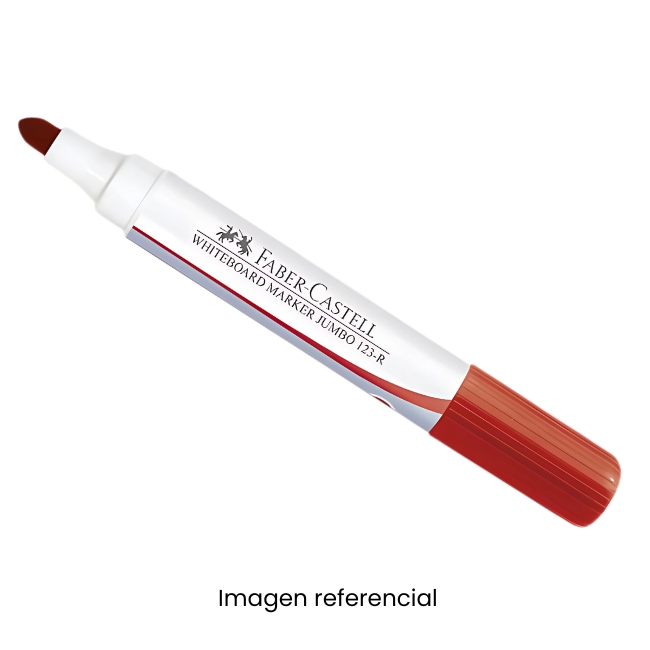 FABER CASTELL PLUMON ACRILICO RECARGABLE 123 ROJO