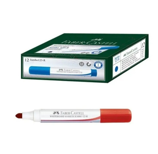 FABER CASTELL PLUMON ACRILICO RECARGABLE 123 ROJO