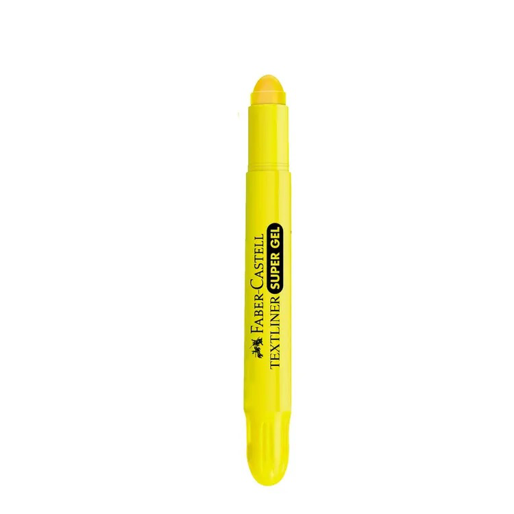 FABER CASTELL RESALTADOR SUPER GEL AMARILLO