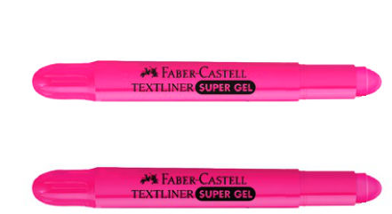 FABER CASTELL RESALTADOR SUPER GEL ROSADO