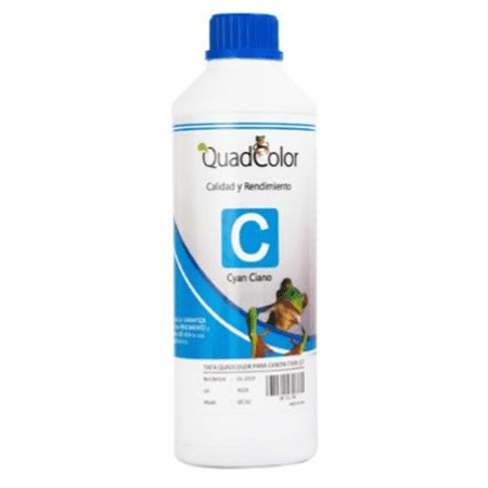 QUADCOLOR TINTA QC-112 CANON CYAN 1LT