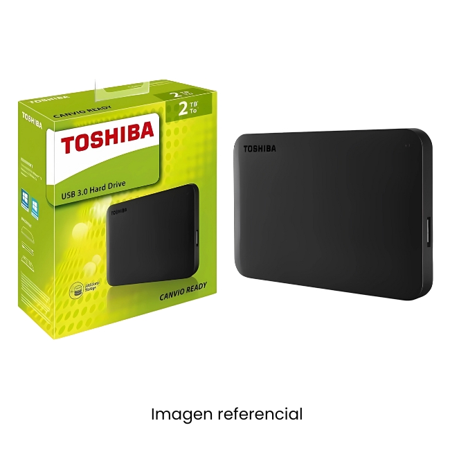 TOSHIBA DISCO DURO EXTERNO CANVIO BASIC 2TB BLACK