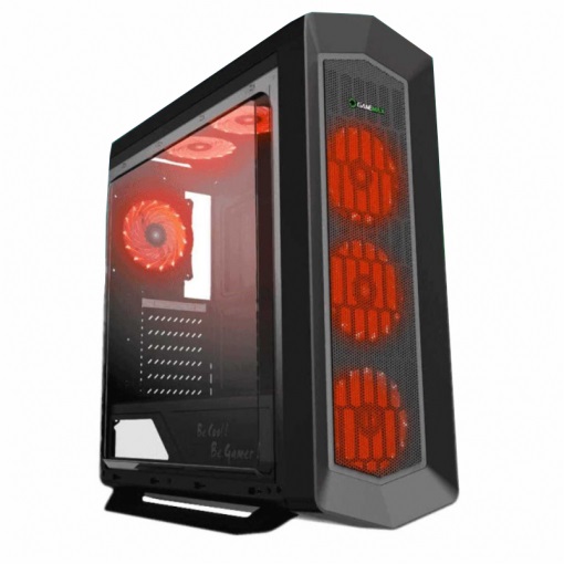 GAMEMAX CASE PC GAMER ASGARD RGB 4XLED RGB S/FUENTE