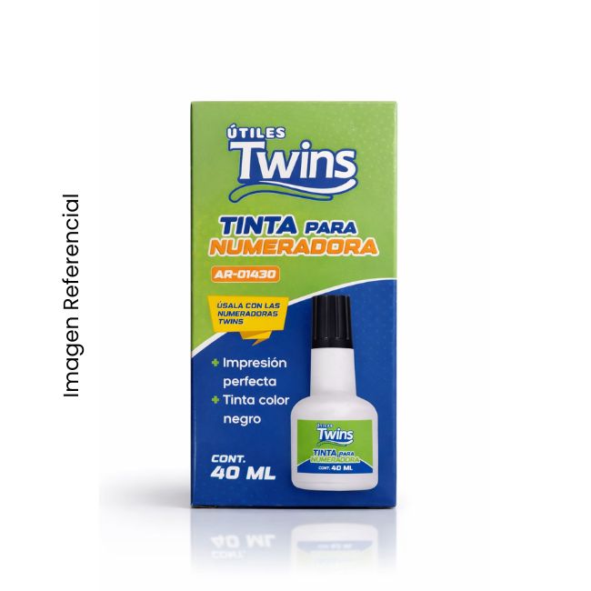 TWINS TINTA NUMERADORA NEGRO 40ML