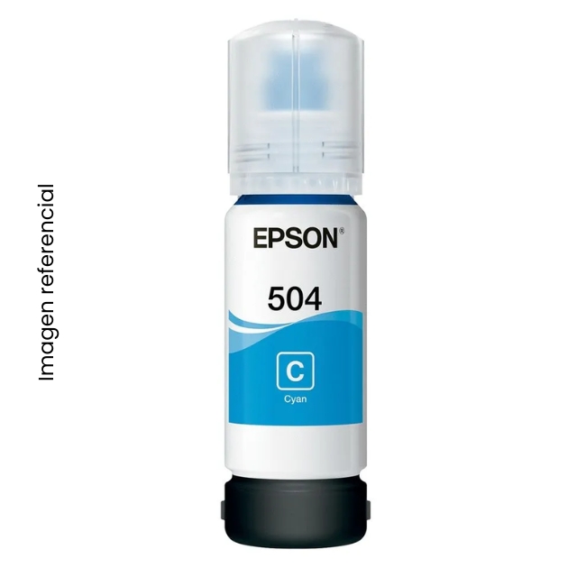 EPSON TINTA T504 L4150/L6171 CYAN 70ML