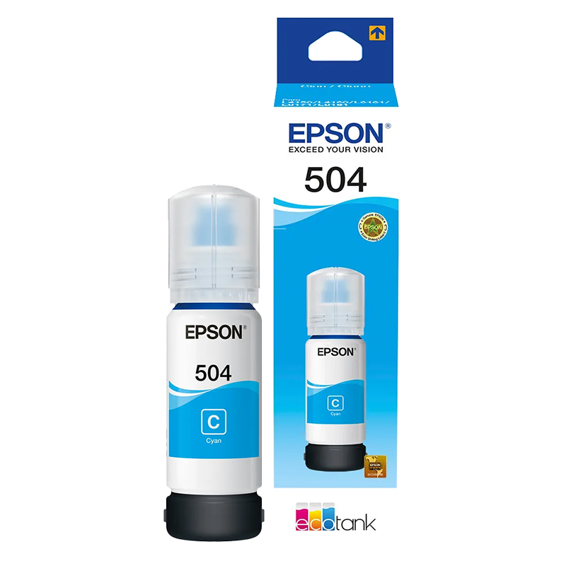 EPSON TINTA T504 L4150/L6171 CYAN 70ML