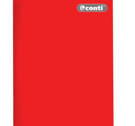 CONTI A4 80H CUADRI M/ROJO SOLIDO