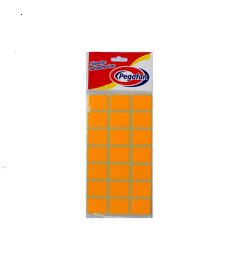 PEGAFAN ETIQUETA PRECIO 19X25MM NARANJA SBRX100