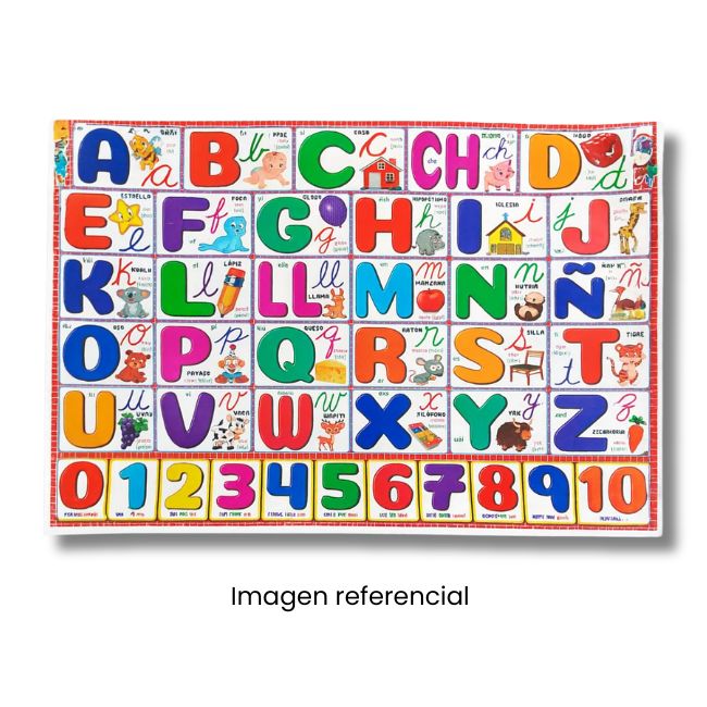 LAMINA 50X70 ABCEDARIO
