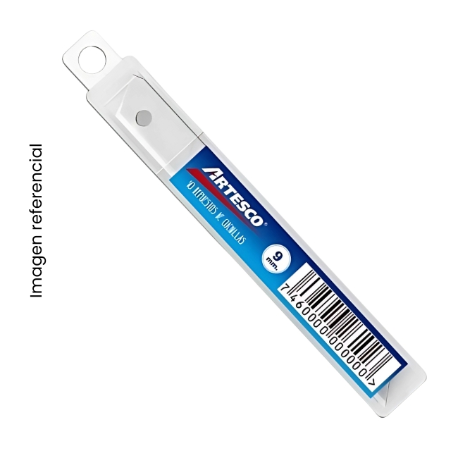 ARTESCO REPUESTO CUTTER 9MM X10UND