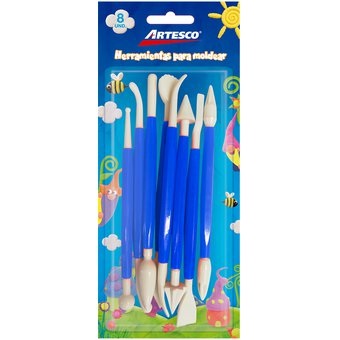 ARTESCO SET HERRAMIENTAS MOLDEABLES X8
