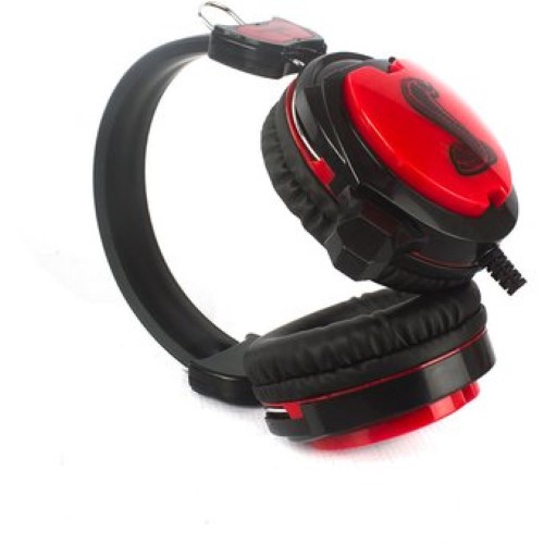 HALION AUDIFONO GAMER S4 COBRA NEGRO/ROJO