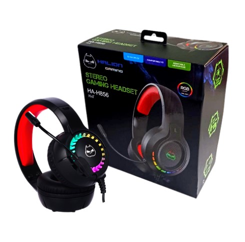 HALION AUDIFONO GAMER HELL HA-H856 RGB USB+3.5MM