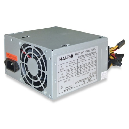 HALION FUENTE DE PODER ATX 600W DOBLE BOBINA