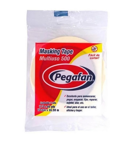 PEGAFAN MASKING 1/2PULG X40YDS