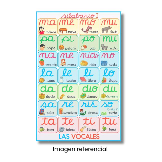 LAMINA 50X70 SILABAS