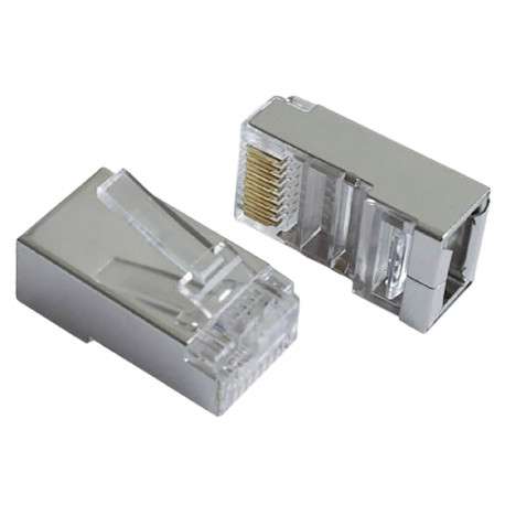 CONECTOR RJ45 CAT 6 METALICO