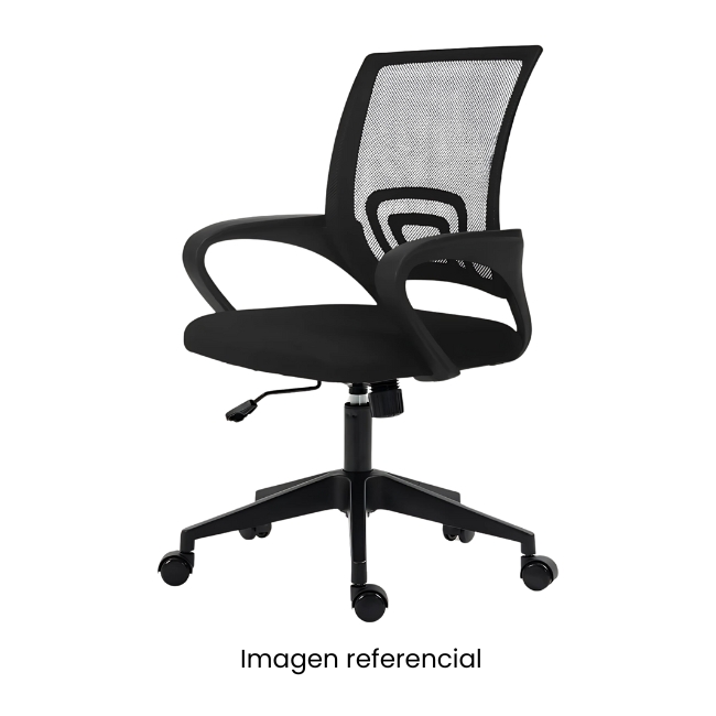 SILLA OFICINA NEGRO REPOSABRAZO 8003/9050