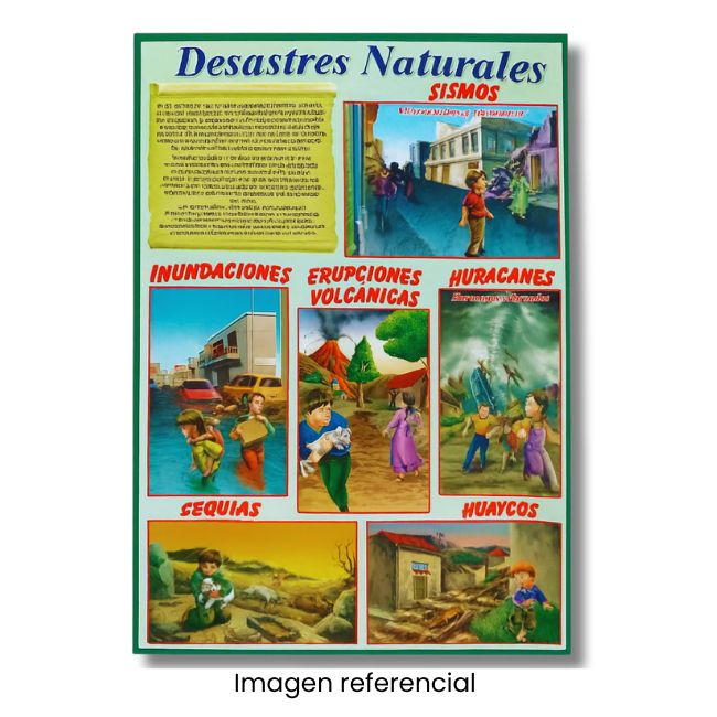 LAMINA 50X70 DESASTRES NATURALES