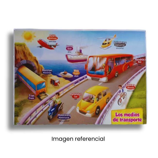 LAMINA 50X70 MEDIOS DE TRANSPORTE