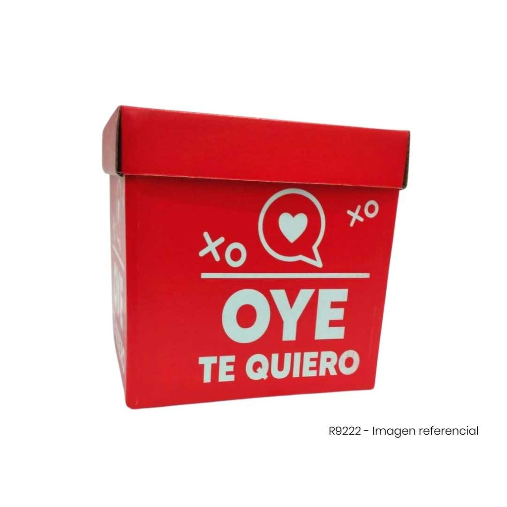 CAJA DE CARTON ARMABLE 15X15 DISEÑO