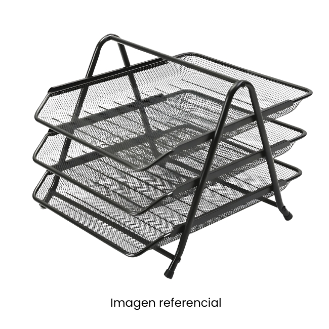 TWINS BANDEJA X3 MALLA METALICA C/NEGRO AR-00036