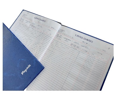 LIBRO DE DIARIO SIMPLE 50 FOLIOS (25 HOJAS)