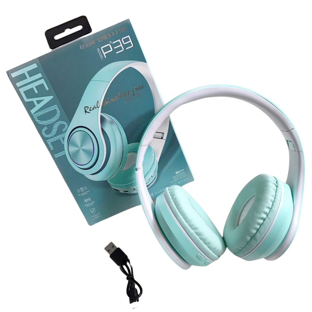 P39 AUDIFONO BLUETOOTH DOBLE CARGA