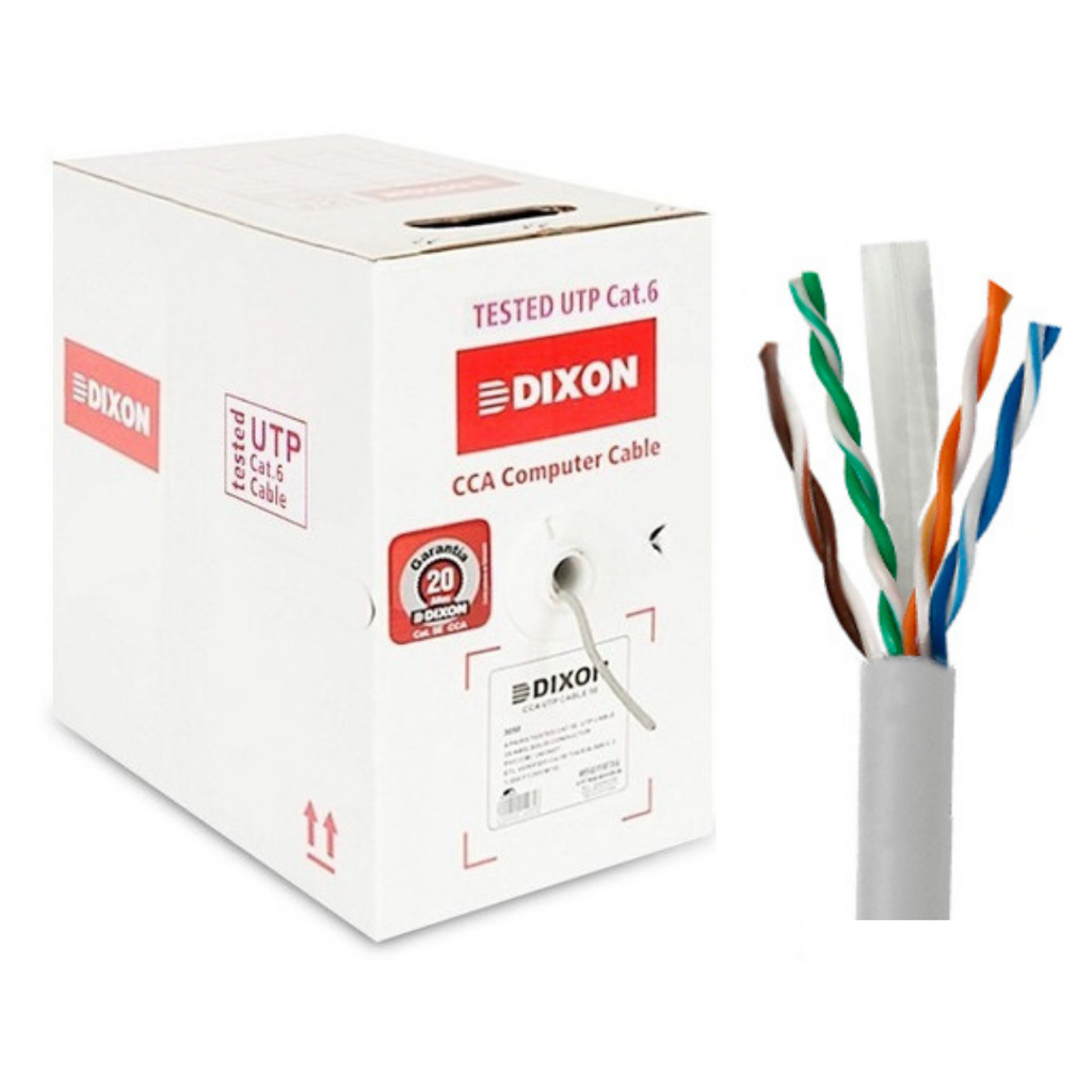 CABLE UTP CATEGORIA #06 X METRO (ALUMINIO BAÑADO EN COBRE) CAT6