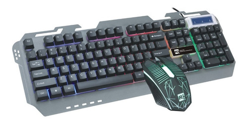 SEISA KIT GAMER TECLADO + MOUSE LUCES DN-K77
