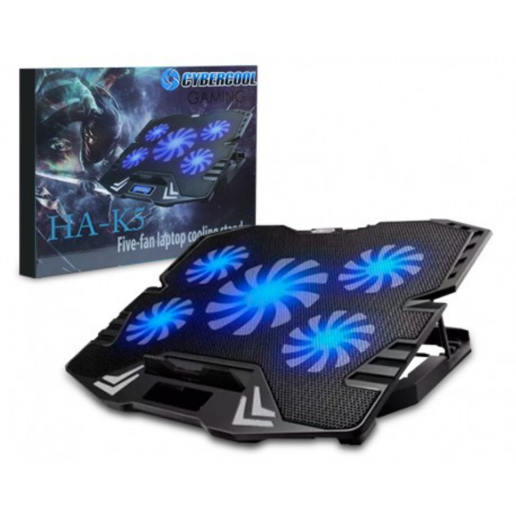 CYBERCOOL COOLER LAPTOP GAMER HA-K5 BLUE