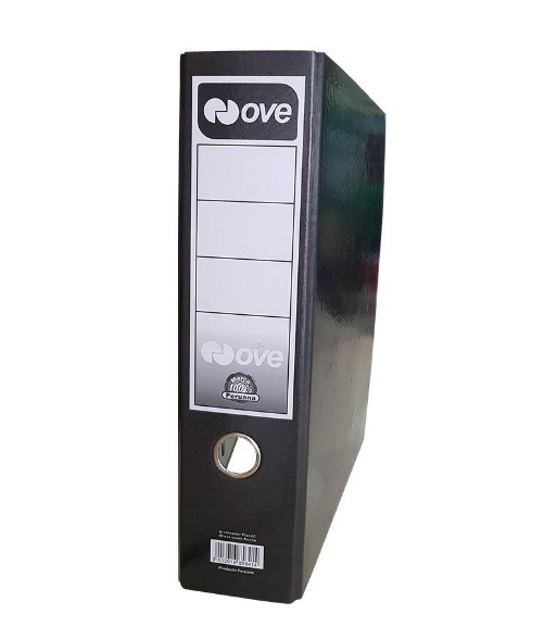 OVE ARCHIVADOR PLAST L/ANCHO A4 NEGRO