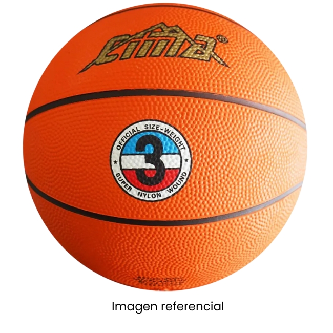 WEAR BASQUET GOMA #3 NARANJA