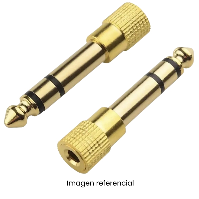 ADAPTADOR  PLUG 3.5MM CHICO A 6.5MM GRANDE