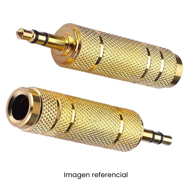 ADAPTADOR  PLUG 6.5MM GRANDE A 3.5MM CHICO