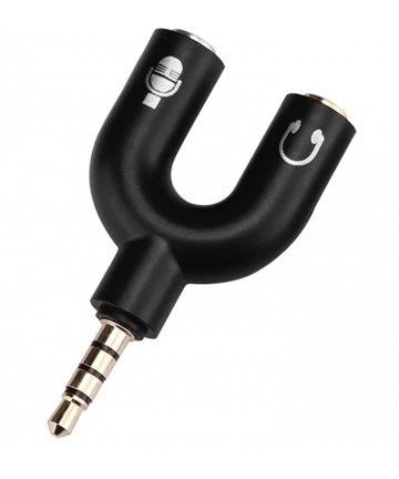 ADAPTADOR AUDIO AUXILIAR DIVISOR 1 A 2 SPLITTER  U-2